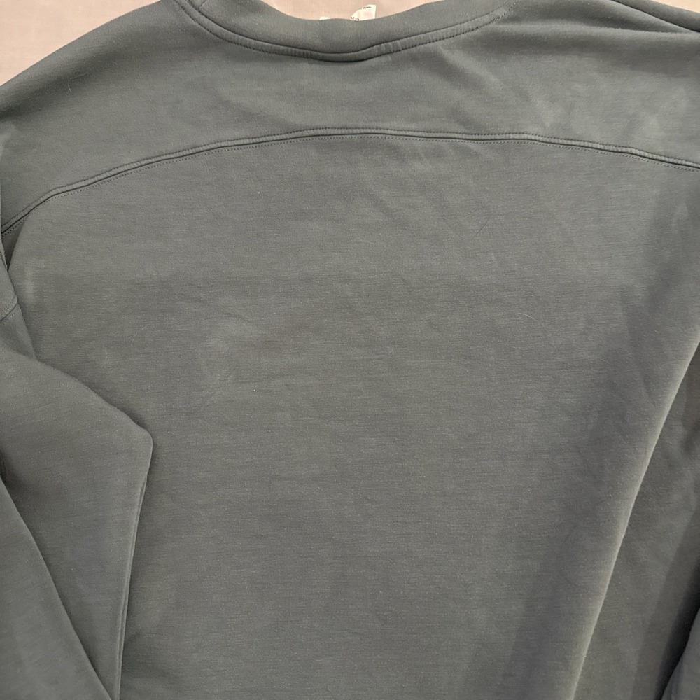 Sage Collective Top Long Sleeved Pullover Dusty Teal Crew Neck Tunic Size M - Picture 7 of 7